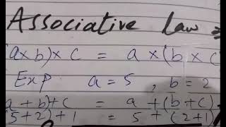 Introduction of associative law  Maths  Grade6 [upl. by Bradlee809]