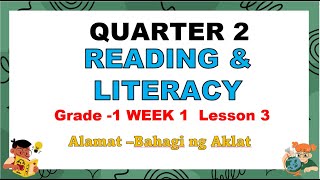 Matatag Curriculum Reading and Literacy Q2 week 1 Lesson 3 [upl. by Ruttger]