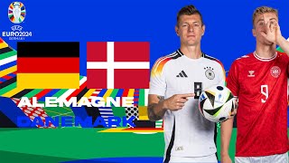 LIVE 🇩🇪🇩🇰 ALLEMAGNE  DANEMARK  LA MANNSCHAFT FACE AU DANISH DYNAMITE   EURO 2024 [upl. by Arama599]