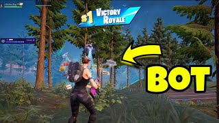 How to Play Bot Lobbies in Chapter 5 Season 4 of Fortnite Free Wins [upl. by Denison]