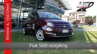 2015 Fiat 500 restyling 12 69 hp  Test driveProva su strada amp ReviewRecensione [upl. by Notsirt894]