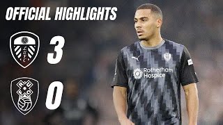 Defeat at Elland Road  ⚪ Leeds United 3  0 Rotherham United 🗽  Highlights 📺 [upl. by Ainotal]