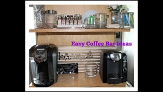 Home Tour  Coffee Bar Ideas [upl. by Esinereb]