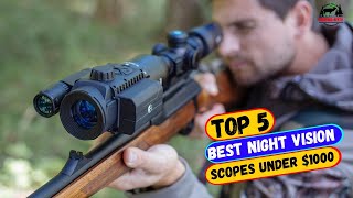 Best Night Vision Scopes Under 1000 To Buy in 2024 [upl. by Ocirled]