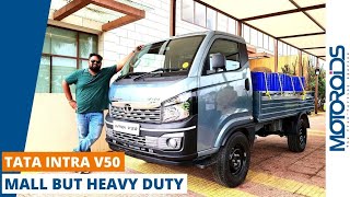 Tata Intra V50 PickUp  Best In Segment Load Carrier  15 Ton Capacity  Review [upl. by Johnathon]