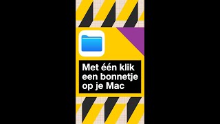 Met 1 klik je bonnetje op je Mac [upl. by Rofotsirk]