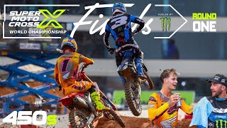 REAL LIFE JETT LAWRENCE HATER WAS YELLING  Supermotocross Rd 1 450s [upl. by Leverett]