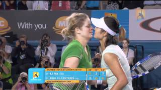 Championship Point  Kim Clijsters v Li Na  Australian Open 2011 [upl. by Jenkins]