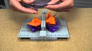 Hair Bow Making Tutorial for Autumn Using Bowdabra Bow Making Products [upl. by Terrill]