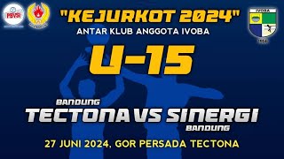 KEJURKOT IVOBA 2024 U15 PUTRA  TECTONA VS SINERGI [upl. by Debbra]