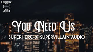 F4A You Need Us Supervillain x Superhero Enemies to  Healing your Injuries [upl. by Ardnuek]