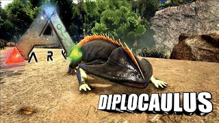 Taming A Diplocaulus  Ark Survival Evolved  The Island [upl. by Siloa643]