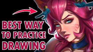 The BEST Method to Practice Drawing  No BS Guide for Beginner Artists  FREE Tools [upl. by Elaweda573]