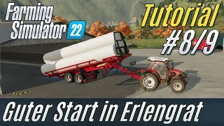 LS22 Tutorial Guter Start in Erlengrat 8 Ballen einsammeln deutsch  für Einsteiger [upl. by Retswerb]