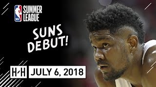 DeAndre Ayton Full Suns Debut Highlights vs Mavericks 20180706 NBA Summer League  10 Pts 8 Reb [upl. by Akla]