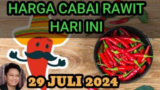 Harga Cabe Rawit Hari Ini 29 Juli 2024 di Pasar Induk Pare Kediri Jawa Timur [upl. by Iuqcaj]