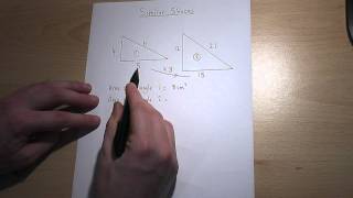 gsce revision  similar shapes and scale factors [upl. by Llenyl]