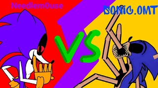 SONICOMT VS NEEDLEM0USE sonic exe ds2 [upl. by Aicekan]