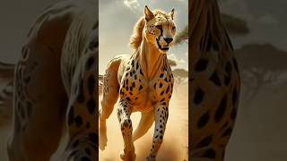 Incredible Animal Fusion Cheetah and Horse Formed by Fusing Different Species short hybrids [upl. by Evreh]