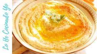 Cómo hacer Hummus sin tahini o tahina  LHCY [upl. by Alvy866]