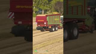 Fendt 900er Traktoren bei der GrassilageBergung mit Claas und Strautmann Ladewagen [upl. by Sixele]