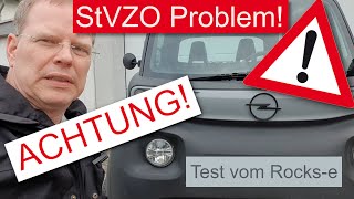 Verstoß gegen die StVZO bei fast allen OPEL Rockse  Citroen Ami Mehr Infos und ein Test im Video [upl. by Iramo649]