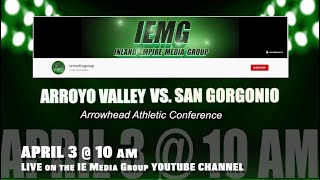 IEMG LIVE Arroyo Valley vs San Gorgonio Football 4321 [upl. by Nnail726]