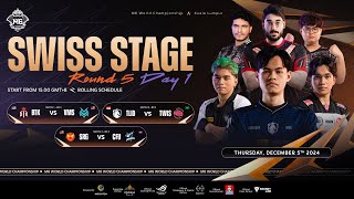 🔴LIVE  MLBB M6 World Championship  Swiss Stage Round 5 Day 1 [upl. by Enilauqcaj]