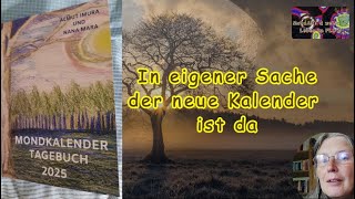 MondART in eigener Sache Vorankündigung des neues Kalenders mit Blick ins Buch [upl. by Bathsheb]