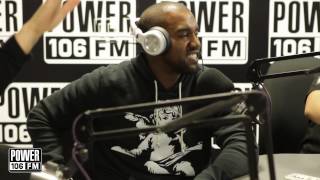 Kanye West performs Good Life LIVE instudio at POWER 106 [upl. by Dnar]