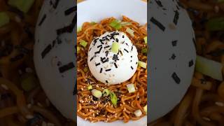 Trying the Viral BURRATA RAMEN Recipe 🍜🧀 ramen recipehack spicynoodles [upl. by Pip170]