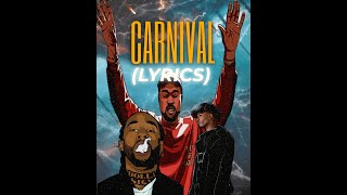 CARNIVAL LYRICS Kanye West Ty Dolla ign amp Play Boi Carti music trending viral youtubeshorts [upl. by Roberta]