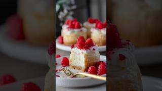 Mini Cottage Cheese Cheesecakes With White Chocolate and Raspberries… cheesecake cheesecakerecipe [upl. by Faustine569]