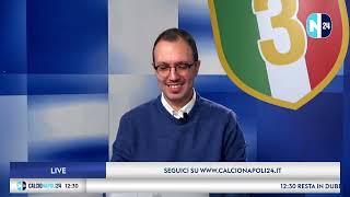 NapoliRoma le condizioni di Lukaku e McTominay Le parole di Bianchini 🔴 CN24 Live [upl. by Katie]