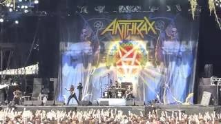 29 Mai 2016 Anthrax Got the Time Rockavaria München [upl. by Nyrek]