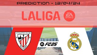 Athletic Bilbao vs Real Madrid CF  Prediction  202425 LaLiga EA Sports  EA FC 25 [upl. by Jennilee]