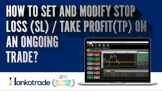 How to set and modify SLTP on an ongoing trade  Hanko ActTrader  Hankotrade [upl. by Ellerehc]