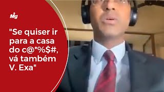 Advogado se revolta com desembargador em audiência e profere xingamentos [upl. by Eixela507]