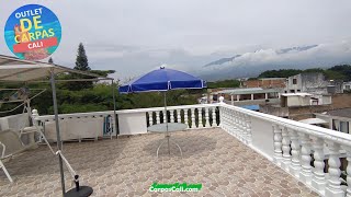 Parasol Tipo Sombrilla de 215 Mts de Diámetro en Lona PVC para Negocios de Comidas Rápidas [upl. by Cheung873]