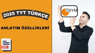 ANLATIM ÖZELLİKLERİ SÖZCÜKTE ANLAM CÜMLEDE ANLAM PARAGRAFTA ANLAM TYT  KPSS  DGS [upl. by Assylem]