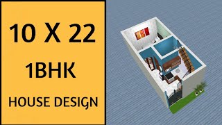 10x22 House Plan ll 25 Gaj ll 220 Sqft Ghar Ka Naksha ll 10x22 House Design [upl. by Wehner]