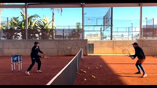 Master Tennis Technique  Killer Volley Practice  Part 3 Level Up  Train Like a Pro  Session 128 [upl. by Attevroc829]