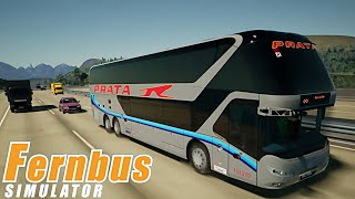 VIAÇÃO PRATA VIAJEM LONGA ATÉ MARSEILLE  FERNBUS SIMULATOR [upl. by Modnarb]