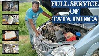 TATA INDICA SERVICINGHOW TO CHANGE PART AND SERVICEOUR CARVEDIO IN HINDI [upl. by Marylee]