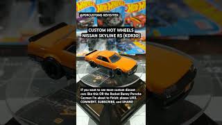 CUSTOM HOT WHEELS NISSAN SKYLINE RS KDR30  diecast hotwheels nissan automobile jdm [upl. by Northington]