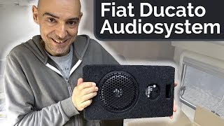 AudioSoundsystem für Vans Das Caratec Subwoofer amp Audio Soundsystem im Fiat Ducato einbauen [upl. by Oileduab]