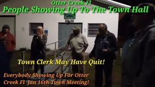 People Showing Up To The TOWN HALL Of Otter Creek Fl Asking About The Jan 16th MEETING [upl. by Eipper]