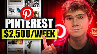 Get Paid 2500Week Using Pinterest 10 Minutes A Day 2024 [upl. by Yenal112]