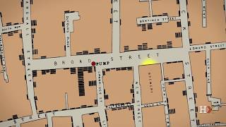 John Snow and the 1854 Broad Street cholera outbreak [upl. by Irama]