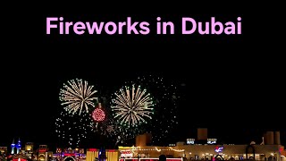 National Day Fireworks in Global Village dubai globalvillage fireworks nationalday uae wow [upl. by Chaffinch]